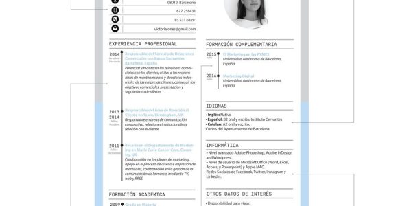 Sample Of Resume for Spanish Position How to Write Your Spanish Cv – (barcelona-metropolitan.com)