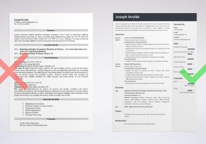 Sample Of Resume for Undergraduate Students Undergraduate College Student Resume Template & Guide