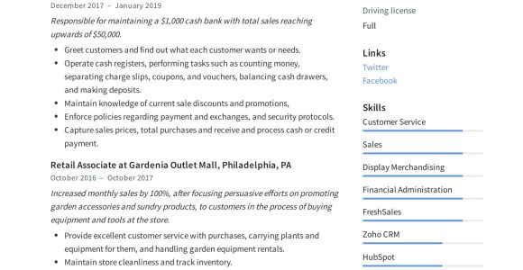 Sample Of Resume In Retail associate 12 Retail assistant Resume Samples & Writing Guide – Resumeviking.com