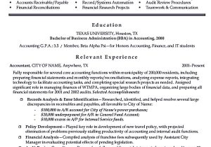Sample Of Resume Objective for Accountant Writing Accountant Resume Sample is Not that Complicated as How …