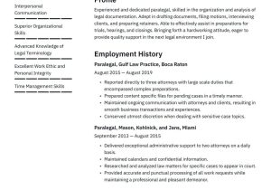 Sample Of Resume Objective for Paralegal Paralegal Resume Examples & Writing Tips 2022 (free Guide)