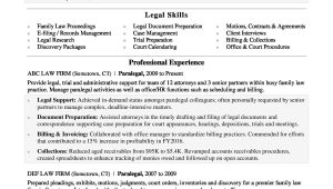 Sample Of Resume Objective for Paralegal Paralegal Resume Sample Monster.com