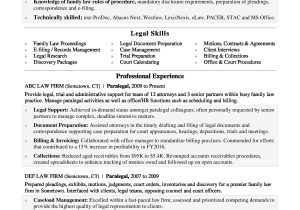 Sample Of Resume Objective for Paralegal Paralegal Resume Sample Monster.com