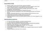 Sample Of Resume Objectives for Call Center Agent 11 12 Sample Call Center Agent Resume Lascazuelasphilly