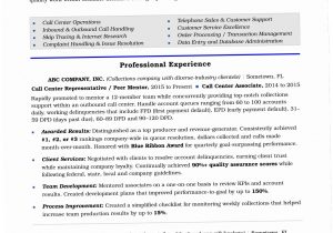 Sample Of Resume Objectives for Call Center Agent 11 12 Sample Call Center Agent Resume Lascazuelasphilly