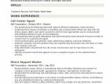 Sample Of Resume Objectives for Call Center Agent Call Center Agent Resume Samples