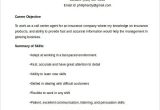 Sample Of Resume Objectives for Call Center Agent Call Center Resume Example 11 Free Word Pdf Documents
