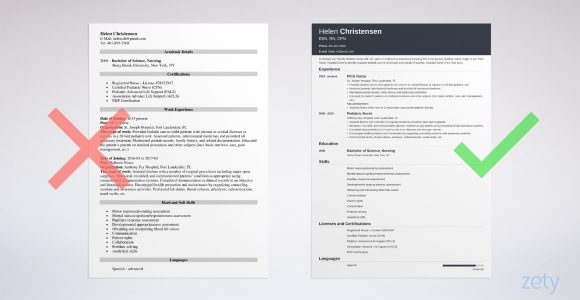 Sample Of Resume Of A Pca to A Rn Pediatric Nurse Resume: Sample & Writing Guide [20lancarrezekiq Tips]