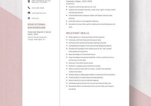 Sample Of Resume Of Domestic Helper Free Free Domestic Helper Resume Template – Word, Apple Pages …
