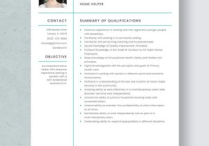 Sample Of Resume Of Domestic Helper Helper Resume Templates Word – Design, Free, Download Template.net