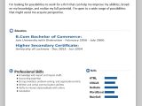 Sample Of Resume Summary for Freshers 5 Samples Of B.com Freshers Resume with Cover Letter & Jd – Webson Job
