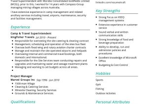 Sample Of Resume while Travelling for A Year Travel Superintendent Resume Sample 2022 Writing Tips – Resumekraft