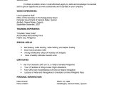 Sample Of Resumes for Hotel Manager Positions Wonderful Resume format for Hotel Job Pdf Hotel Management Resume …