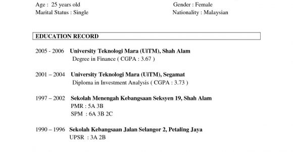 Sample Of Simple Resume for Job Application Nice Sample Resume for Applying A Job Sample Resume for Applying A …