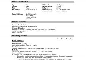 Sample Of Simple Resume for Job Application Pin On Commercial Law Dissertation topics