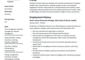 Sample Qualifications In Resume for Hrm 17 Human Resources Manager Resumes & Guide 2020