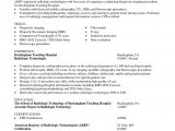 Sample Radiologic Technologist Resume with No Experience X Ray Technologist Resume Examples – Resume Templates Resume …