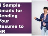 Sample Random Email Request to Send Resume to Recruiter 4 Sample Emails for Sending Your Resume to Hr