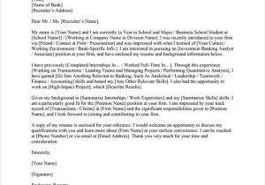 Sample Random Email Request to Send Resume to Recruiter Investment Banking Cover Letter Template & Tutorial