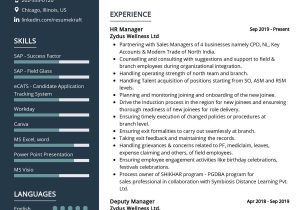 Sample Recruiting Manager Resume In Usa Human Resource Manager Cv Template 2022 Writing Tips – Resumekraft
