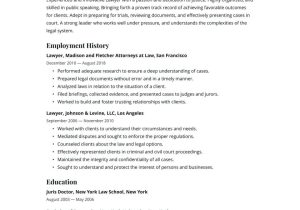 Sample Respresentative Matters for Lawyer Resume Lawyer Resume Examples & Writing Tips 2022 (free Guide) Â· Resume.io