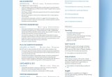 Sample Resume 1 Year Experience Busin A Breakdown Of A Successful One Page Resume â and How to Write …