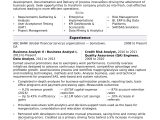 Sample Resume 1 Year Experience Businene Analyst Business Analyst Resume Monster.com