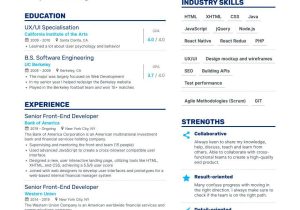 Sample Resume 1 Year Experience In Frontend Front End Developer Resume Examples & Guide for 2022 (layout …