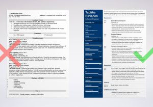 Sample Resume 1 Year Experienced software Engineer software Engineer Resume Examples & Tips [lancarrezekiqtemplate]