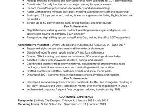 Sample Resume Administrative assistant Entry Level How to Write A Standout Administrative assistant Resume the Muse