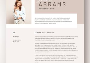 Sample Resume and Cover Letter for Creative Professional Pin On Cover Letter Templates