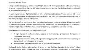 Sample Resume and Cover Letter for Flight attendant 3 Cabin Crew Cover Letter Examples (lancarrezekiqwriting Guide) â Cv Nation