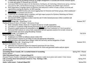Sample Resume Big 4 Accounting Firm Resume Review   Advice for Big 4: Accounting