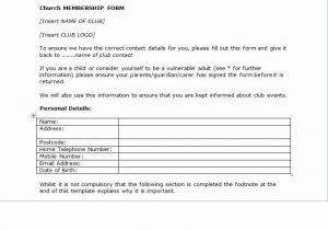 Sample Resume Church Membership form Template Church Membership form Awesome Church Membership