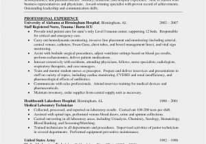 Sample Resume Cna No Previous Experience Cna Resume Examples with No Experience Free Collection 52