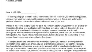 Sample Resume Cover Letter for It Job Free 8 Sample Resume Cover Letter formats In Ms Word