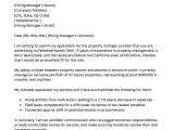 Sample Resume Cover Letter for Management Position Property Manager Cover Letter Sample Download for Free
