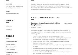 Sample Resume Customer Service Representative Phone Customer Service Representative Resume & Guide 12 Pdf 2022