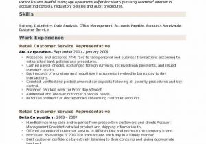 Sample Resume Customer Service Retail Store Retail Customer Service Representative Resume Samples