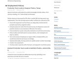 Sample Resume Customer Service Team Leader Production Team Leader Resume Template Resume Skills, Resume …