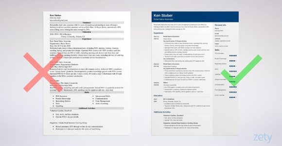 Sample Resume Department Store Sales Professional Retail Sales associate Resume: Samples and Guide