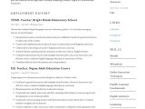Sample Resume Description Of Vip Kid Teacher Esl Teacher Resume Example Teacher Resume Examples, Teacher …