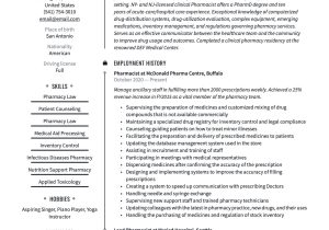 Sample Resume Description Pediatric Pharmacy Technician Pharmacist Resume & Writing Guide  20 Free Templates