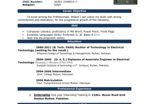 Sample Resume Download In Ms Word Latest Resume format In Ms Word
