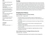 Sample Resume Education Coordinator Child Development Early Childhood Educator Resume Example & Writing Guide Â· Resume.io