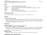 Sample Resume Entry Level Computer Science 12 13 Sample Puter Science Resume Lascazuelasphilly