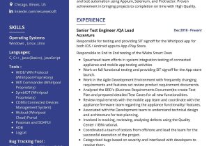 Sample Resume Experienced software Testing Engineer Senior Test Engineer Cv Sample 2022 Writing Tips – Resumekraft