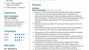 Sample Resume Experienced software Testing Engineer Senior Test Engineer Resume Sample 2022 Writing Tips – Resumekraft
