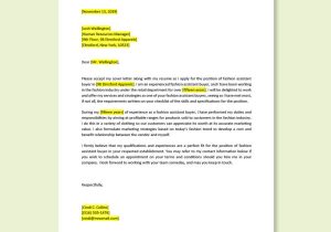Sample Resume Fashion Buyer Cover Letter assistant Fashion Designer Cover Letter Template – Google Docs …