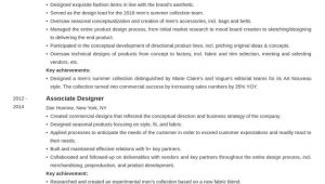 Sample Resume Fashion Design Personal Statement Fashion Designer Resume Example Template Newcast In 2020